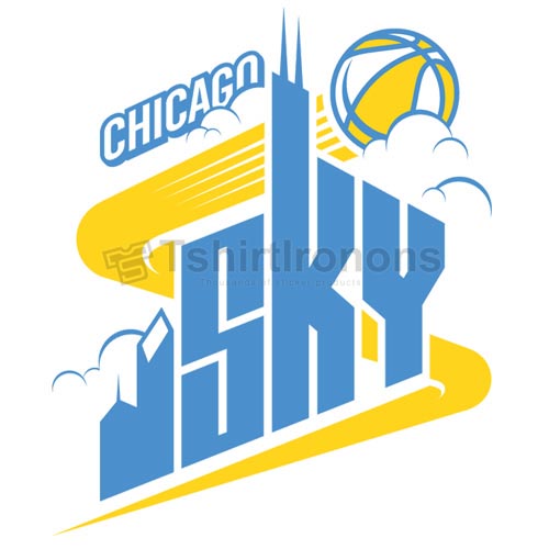 Chicago Sky T-shirts Iron On Transfers N5666 - Click Image to Close